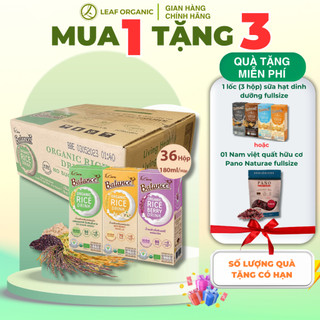  Thùng 36 hộp sữa gạo hữu cơ 4Care Balance có mix vị 