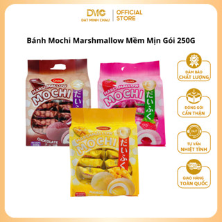  Bánh Mochi Marshmallow Mềm Mịn Nhân Chảy Gói 250G 