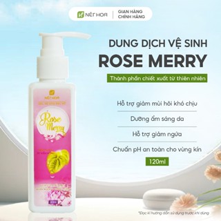 Dung Dịch Vệ Sinh Phụ Nữ Trầu Không Nét Hoa Dung Dịch Vệ Sinh Nữ Rose Merry Thơm Mát Dịu Nhẹ Dưỡng Ẩm Sâu