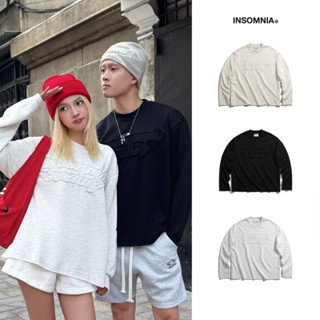 [NEW ARRIVAL] Áo Nỉ Cua Tay Dài Long Sleeve INSOMNIA Society Form Boxy  - TS058