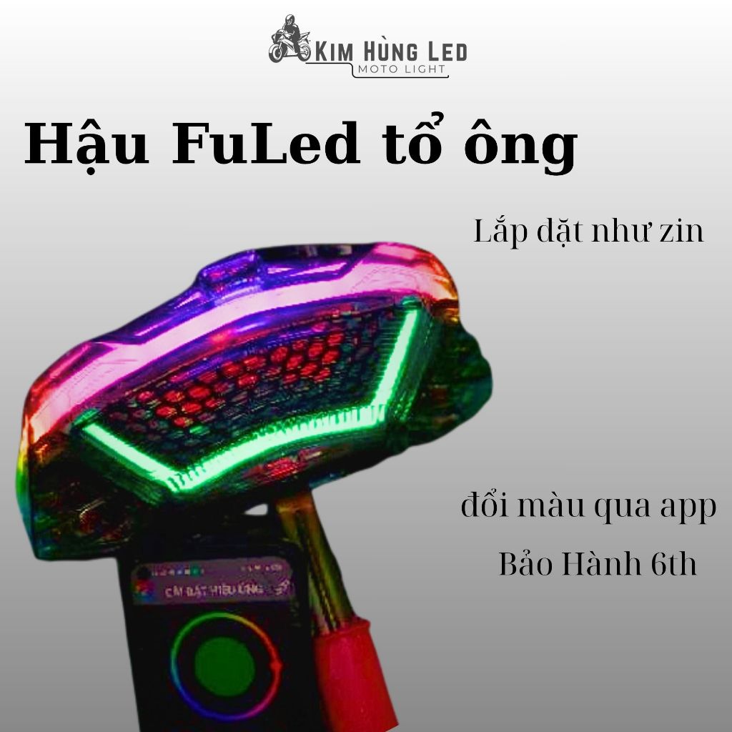 Đèn Hậu Fulled , hậu tổ ông Audi Style | Mạch A11 210 Hiệu Ứng– i8 BLE 30 Hiệu Ứng | Đổi Màu Qua App