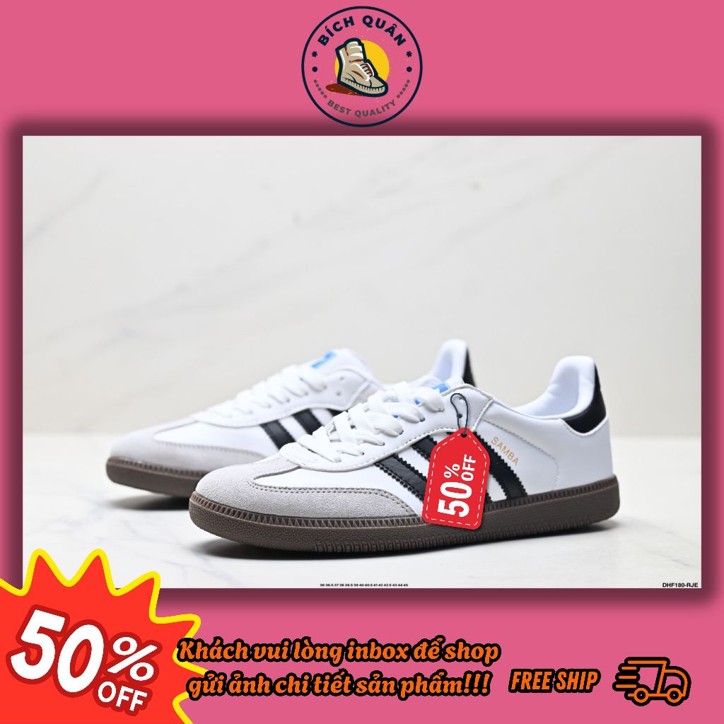 Nhận Order Giày Sneaker Best Quality✮𝐒𝐚𝐦𝐛𝐚✮Độ Hoàn Thiện 98%✮OG 'White Black Gum' B75806