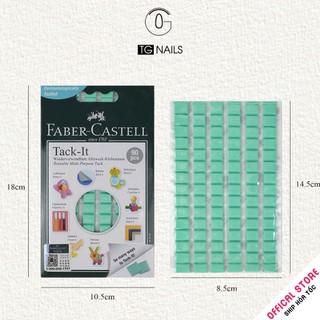 Đất set dính móng giả trên đế gắn móng mẫu