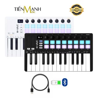   Chính Hãng  Midi Keyboard Controller 25 Phím M-Vave SMK25 II MK3 - Bàn Phím Sáng Tác Sản Xuất Âm Nhạc Mvave SMK-25 