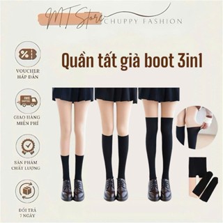  Quần tất 45-80kg giả tất Quần tất golf nữ giả Boot - Quần tất golf nữ chống nắng chống UV giữ nhiệt 