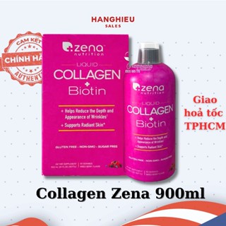  Nước uống đẹp da Nước uống Collagen + Biotin Zena Liquid 900ml của Mỹ 
