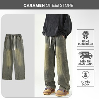 Quần Jeans Nam CARAMEN Dáng Ống Suông Chất DENIM Mềm Mại, Ống Rộng, Chất Vải Dày Dặn Hot Trend
