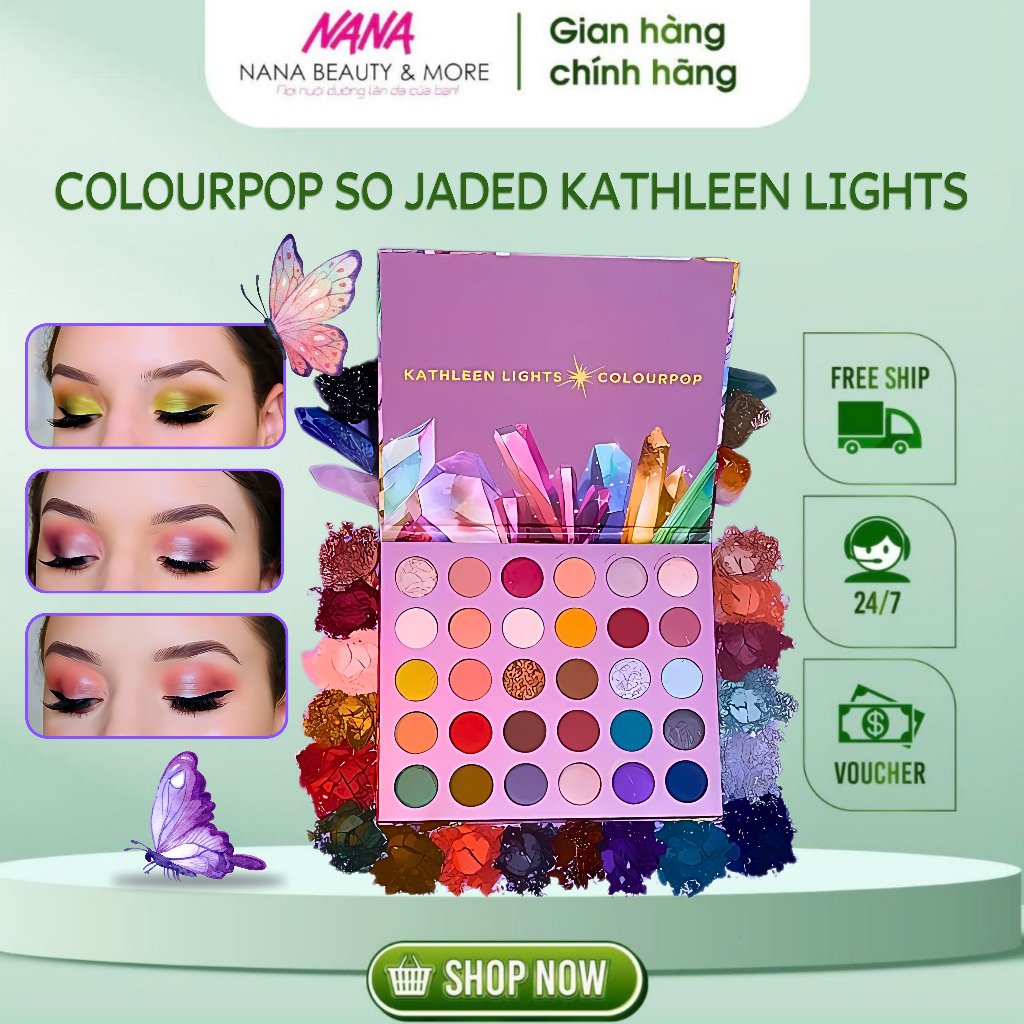 Bảng Phấn Mắt So Jaded Kathleen Lights x Colourpop - Nana Shop