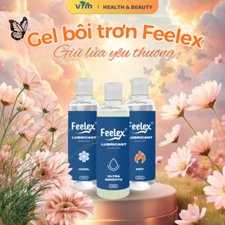Gel bôi trơn quan hệ Feelex Lubricant cảm giác ấm, lạnh, siêu trơn, nhiều mùi hương - 250ml