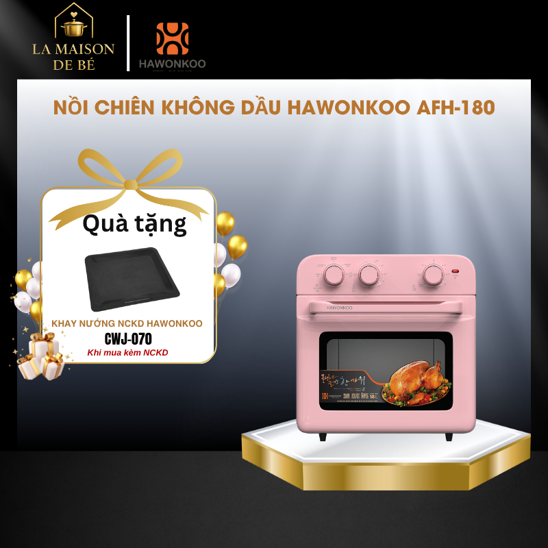 Nồi chiên không dầu Hawonkoo AFH-180-GR/CF/PK - LMS