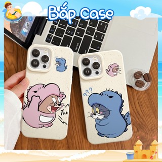  Ốp Lưng iPhone Big Dino Lúa Mì Chống Sốc Bảo Vệ Camera - iP 6 6s 7 8 Plus X XS XR 11 12 13 14 15 Pro Max Mini 