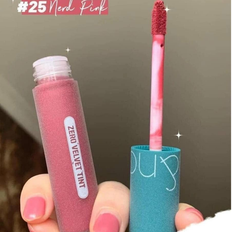 Son Romand Zero Velvet Tint 25 Nerd Pink Hồng Lạnh