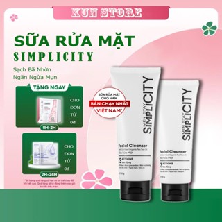 Sữa rửa mặt cho nam sạch dầu nhờn & ngừa mụn Men Stay Simplicity Facial Cleanser 100g