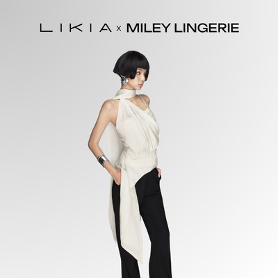 Áo  Lụa Tơ Nhũ Trắng - Secret Admirer, LIKIA x Miley Lingerie