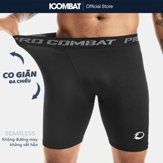 Quần legging nam ngắn iCombat Quần leging short đùi bó tập gym cho nam