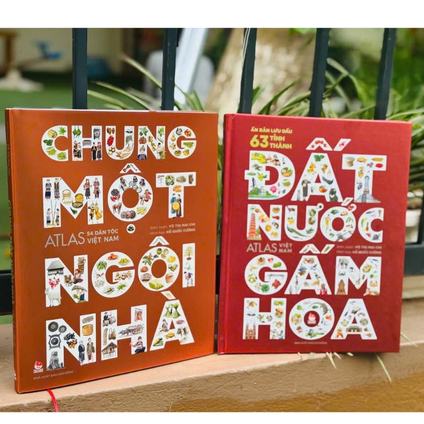Sách [Lẻ/ Tự Chọn] Đất Nước Gấm Hoa - Atlas Việt Nam - Ấn Bản Lưu Dấu 63 Tỉnh Thành + Chung Một Ngôi