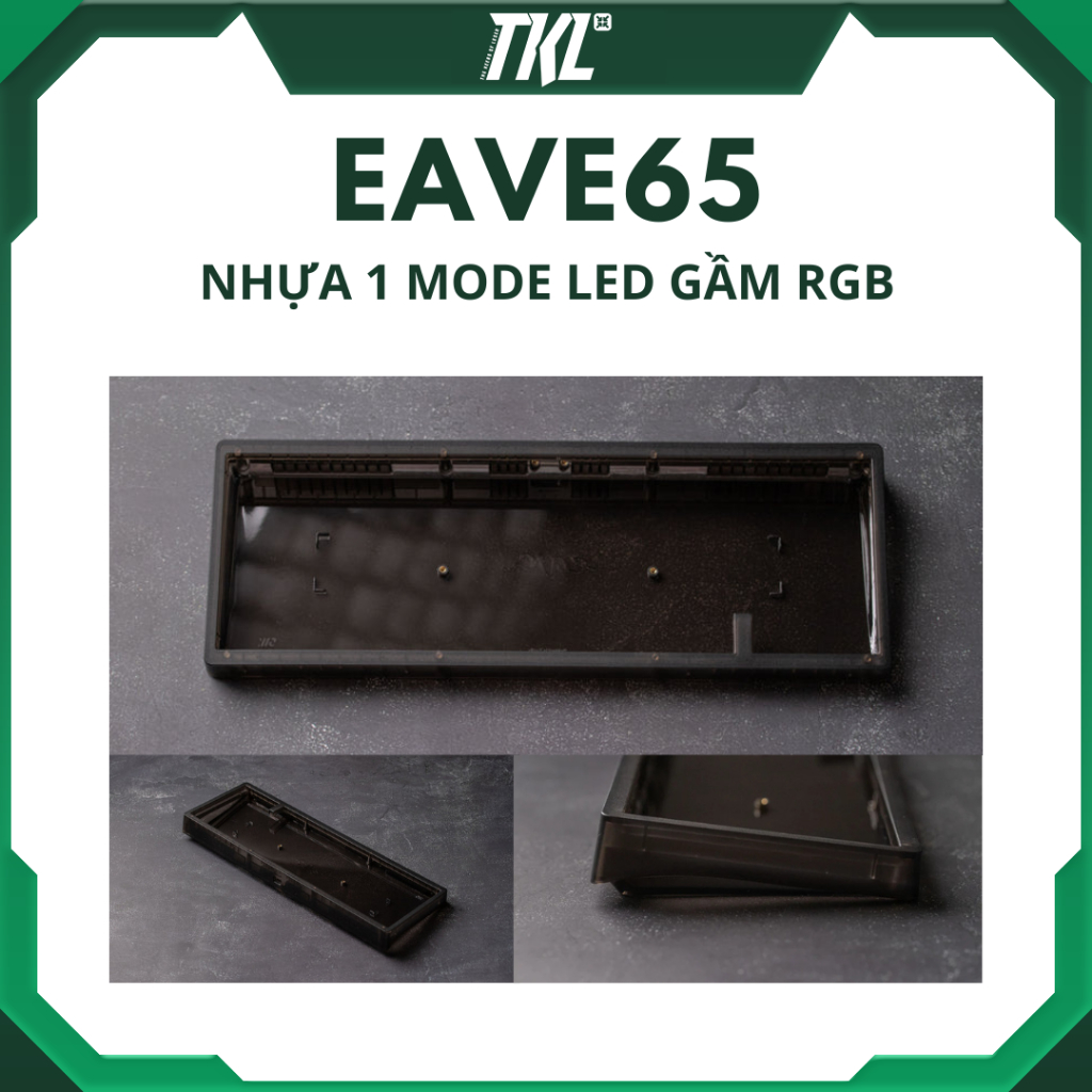 Bàn Phím Cơ Custom Swagkeys Eave65 | Kit 65% | VIA Compatible | RGB Gầm | Hotswap PCB | TheKeebsOfLe