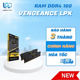   NEW Fullbox  RAM Corsair Vengeance LPX 16GB 3200MHz DDR4 - Chính hãng 