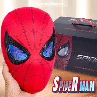 Mặt nạ Người Nhện có thể nháy mắt - Điều khiển bằng cằm, chất vải co giãn thoáng khí - Mặt nạ Cosplay, Halloween