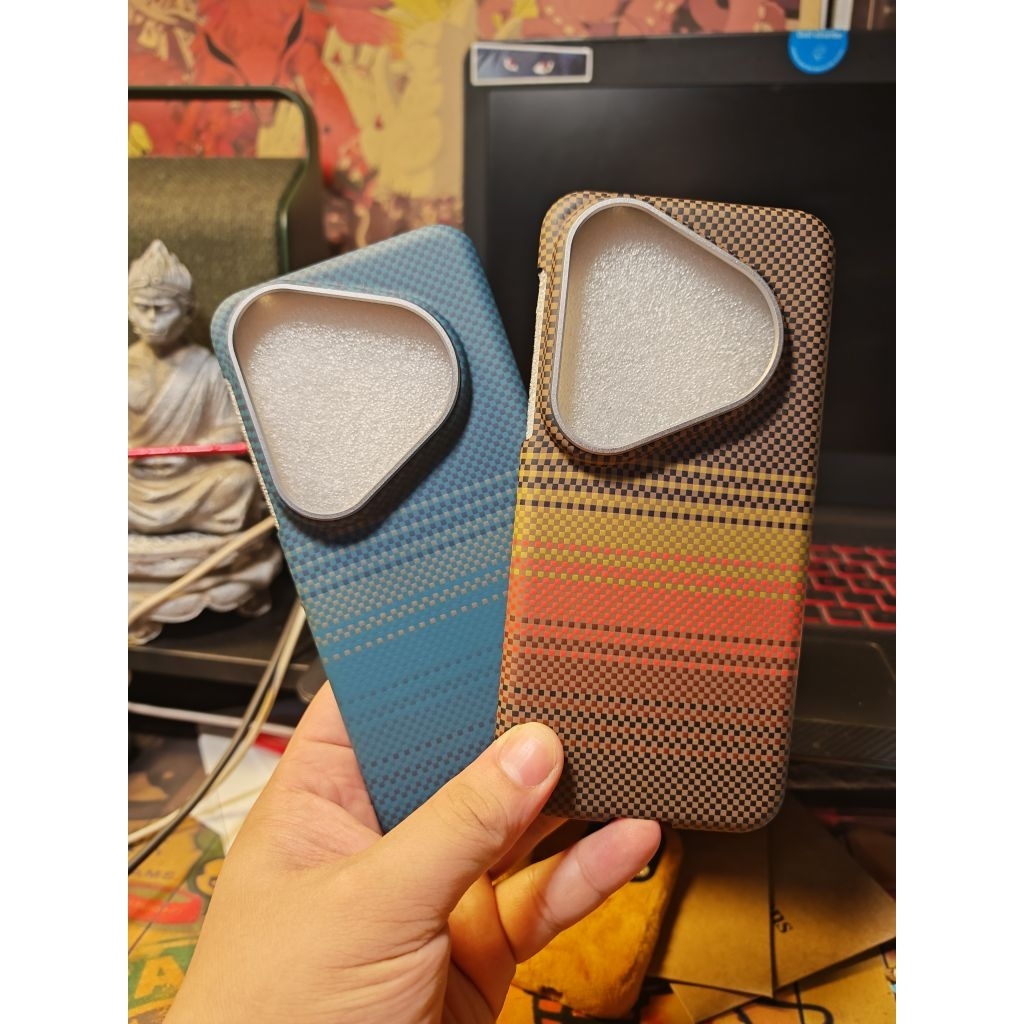 huawei pura 80 ultra ốp lưng giả kevlar cao cấp