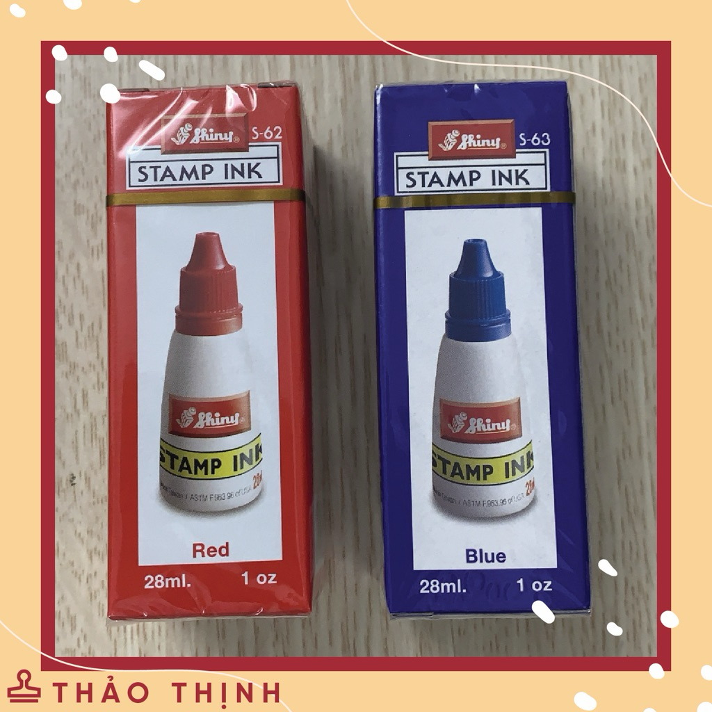 Mực Dấu Chính Hãng Shiny Mực Dấu Liền Mực Chấm Mực Sản Phẩm Cao Cấp Khắc Dấu Thảo Thịnh