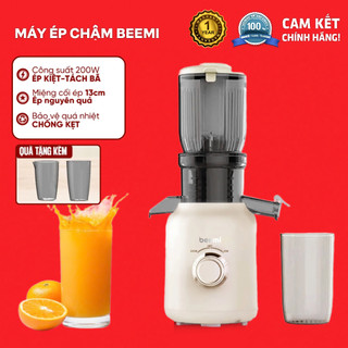  Máy Ép Chậm Đa Năng BEEMI Ép Rau Củ Quả Máy Ép Chậm Dung Tích Lớn Ép Kiệt Bã Giữ Nguyên Tinh Chất 