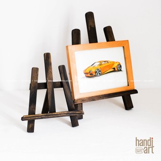 Giá gỗ 3 chân trang trí - Decor