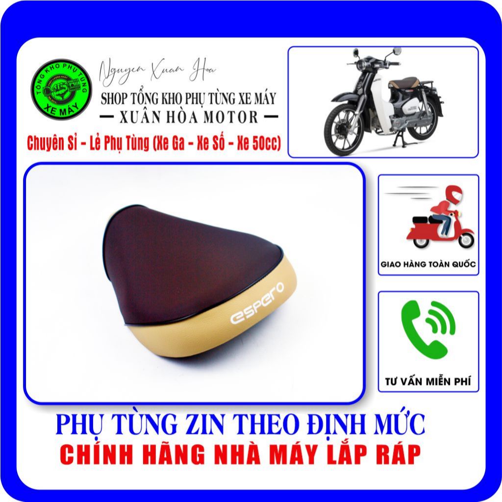 Bộ Yên trước Cub 83 Detech/ Cub 81 Detech/ Super Cub125/ Cub Espero Classic VVIP (Khung yên nhựa PP 