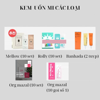Kem uốn mi các loại Hàn Quốc