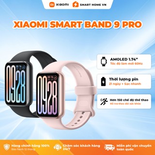 (Phiên Bản Quốc Tế) Vòng Đeo Tay Thông Minh Xiaomi Smart Band 9 Pro | AMOLED 1.74 | Tần Số Quét 60Hz  | Chống Nước