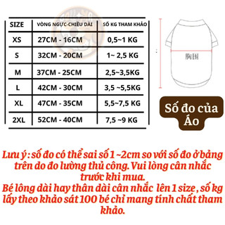 Áo Thun Thú Cưng Nhiều Mẫu Đẹp | Quần Áo Cho Chó Mèo – Vải Co Giãn Thoải Mái 93