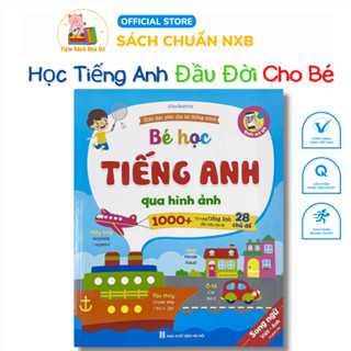 Sách - Bé Học Tiếng Anh Qua Hình Ảnh - 1000+ Từ Vựng Tiếng Anh Đầu Tiên Cho Bé - Quét Mã QR Nghe Đọc