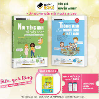 COMBO 2 Sách Nói Tiếng Anh Dễ Vậy Sao & TA Dành Cho Người Mời Bắt Đầu (LẺ/COMBO) - Tặng khóa học HITBOOKS