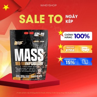 (TẶNG BÌNH) Sữa dinh dưỡng hỗ trợ phát triển cơ Nutrex Mass Infusion 12Lbs (5.4kg) - WHEYSHOP VN