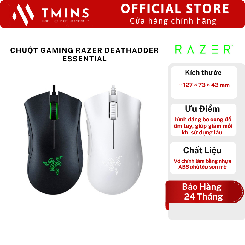 Chuột gaming Razer DeathAdder Essential - Hàng chính hãng