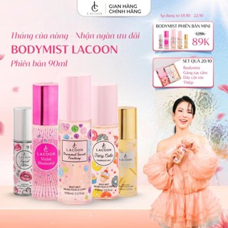 LACOON Body Mist 90ML Xịt Thơm Body Hương Nước Hoa Nam Nữ Chính Hãng Lưu Hương Lâu Không Nồng Gắt