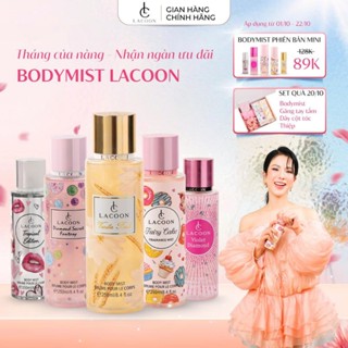 LACOON Body Mist 250ML Xịt Thơm Body Hương Nước Hoa Nam Nữ Chính Hãng Lưu Hương Lâu Không Nồng Gắt