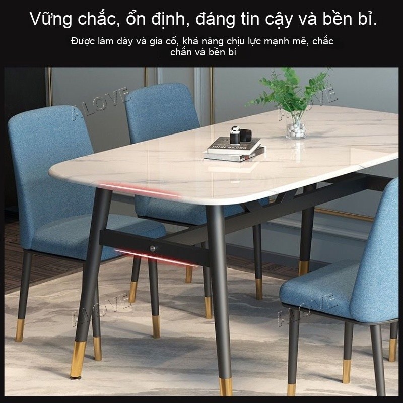 Bàn ăn nhàu má thạch sang trọng Phong cách hiện đại bền lâu nhiều mẫu mã giá rẻ giao hàng toàn quốc | BigBuy360 - bigbuy360.vn