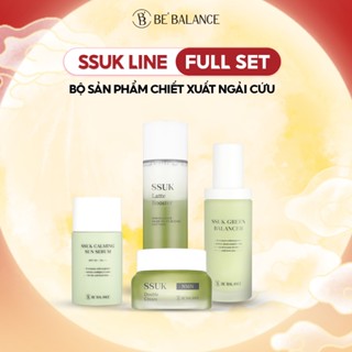 Bộ Sản Phẩm Chiết Xuất Ngải Cứu Be'Balance SSUK LINE Chăm Sóc Da Đa Tầng giúp Làm Đẹp Da