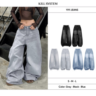 Quần jean đính đá lấp lánh 2 mặt YIYI - KILL SYSTEM