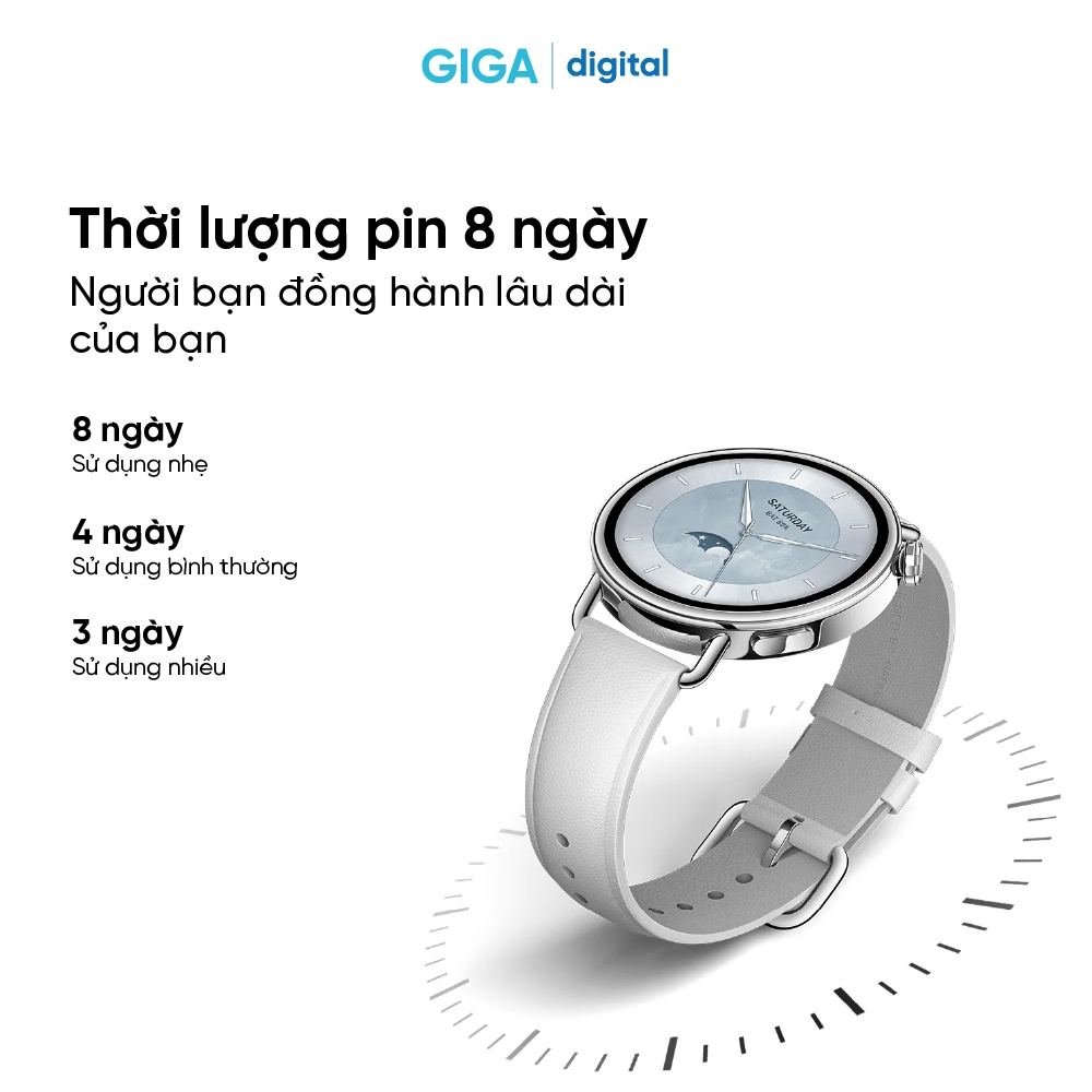 Đồng hồ thông minh Xiaomi Watch S4 41mm - Màn hình AMOLED 1.32inch - 320mAh - 150+ chế độ thể thao - Chống nước 5ATM | BigBuy360 - bigbuy360.vn