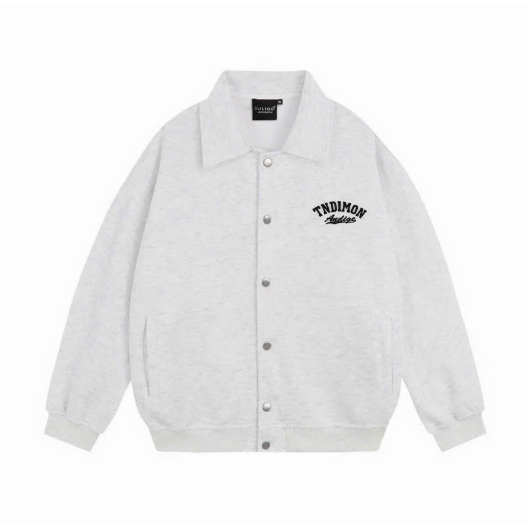 ÁO KHOÁC NỈ CỔ POLO - Áo chất liệu nỉ hai da - cúc bấm cao cấp | BigBuy360 - bigbuy360.vn