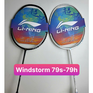Vợt Lining chính hãng Windstorm 79s trắng, 79h đen bản 5u 79g siêu nhẹ phòng thủ tấn công toàn diện.