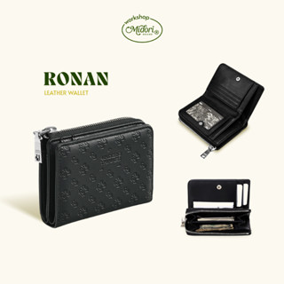 Ví Da Ngang Cầm Tay RONAN Bóp Da Đựng Tiền Thẻ Nam Nữ Nhiều Ngăn Unisex | MI MIDORI