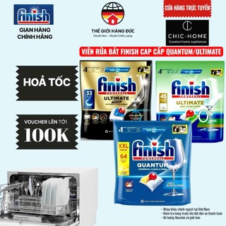   16x  Viên rửa bát Finish Ultimate Plus  Nhập khẩu Chính Hãng  
