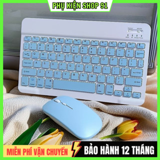  Bàn Phím Bluetooth Mini Không Dây Bluetooth 5.0 kèm theo chuột Bộ sản phẩm Cho Điện Thoại Ipad Máy Tính Laptop 