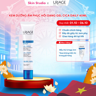 Kem làm dịu và phục hồi da tổn thương hằng ngày URIAGE CICA DAILY GEL-CREAM 40ml-Tặng 1 mẫu thử