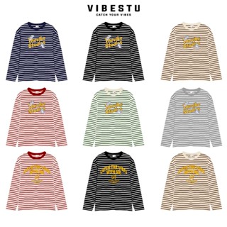 Áo Thun Tay Dài Boxy VIBESTU '' With me Cupid '' Áo Longsleev Unisex 250Gsm Cotton