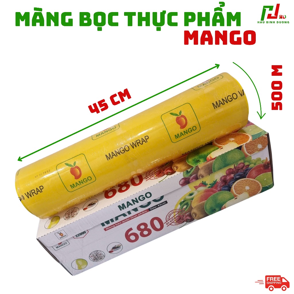 Màng bọc thực phẩm 45x500mét MANGO