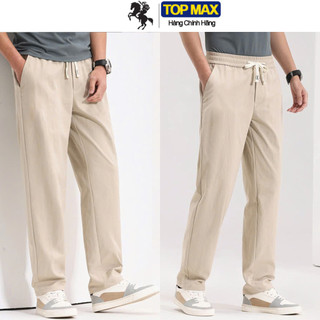  Quần Đũi Chun Nam Dài Nam TOP MAX,chất đũi linen sợi tre cao cấp,form suông ống rộng mềm mịn. 